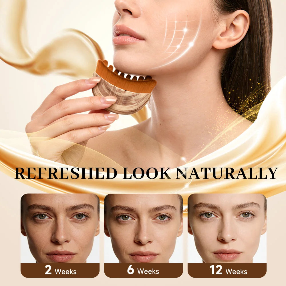Fortschrittliche Kontur-Gesichtsbürste für professionelle Lymphdrainage