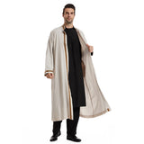 Muslimische Herren Eid Cardigan Abaya | Elegante Jubba Thobe und Ramadan Kimono