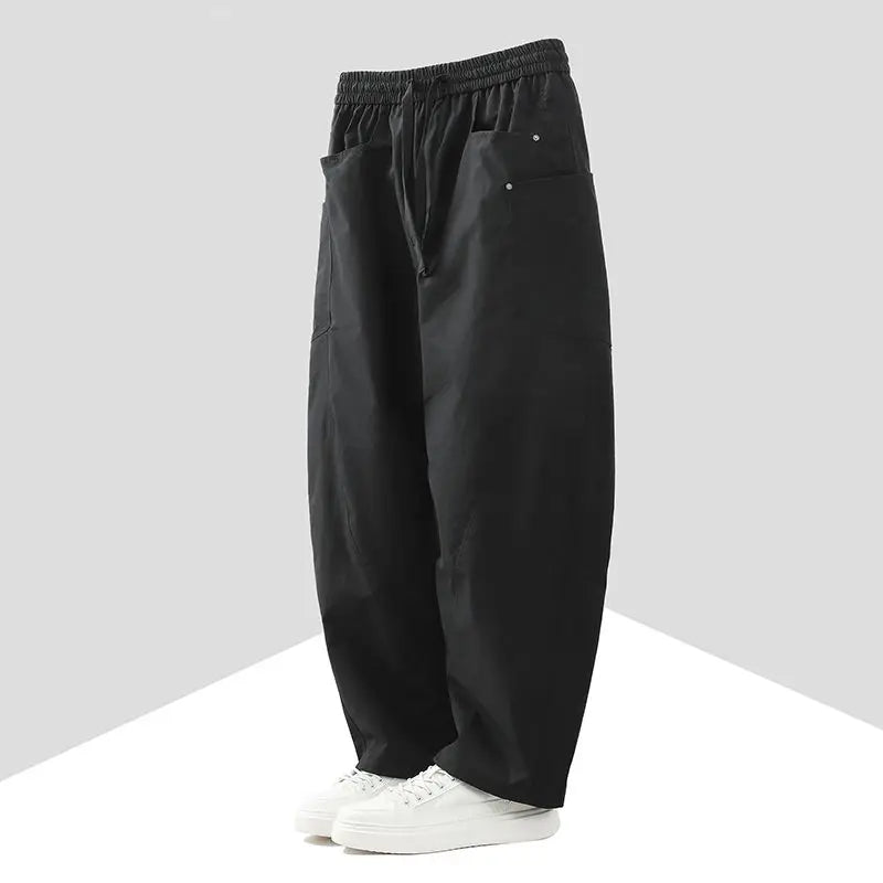 Herren Cargo Hose mit geradem Bein und Flugzeug-Print