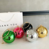 Neue Fashion Ball-Shape Umhängetasche | Luxus-Acrylketten-Schultertasche
