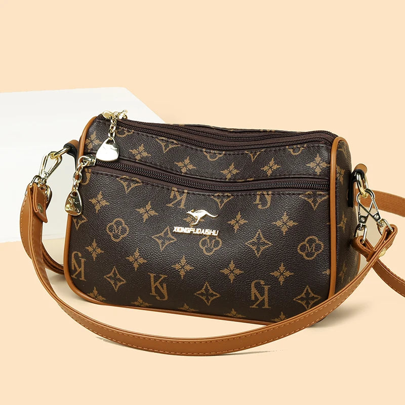 Luxury PU Leather Shoulder Bag | Designer High Quality Crossbody Bag