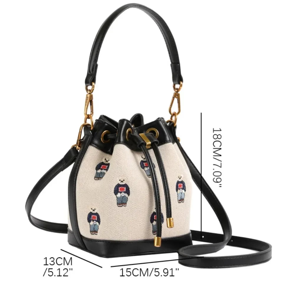 Die Urban-Flow Eimertasche Großraum-Handtasche/Messenger-Bag