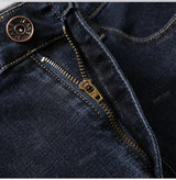Men’s Classic Cotton Denim Overalls – Straight Leg Jeans