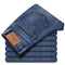 Men’s Slim Elastic Fashion Jeans | Stretch Business Denim Vaqueros Hombre