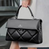 The Seoul-Chic Silhouette Luxury Soft Leather Handbag