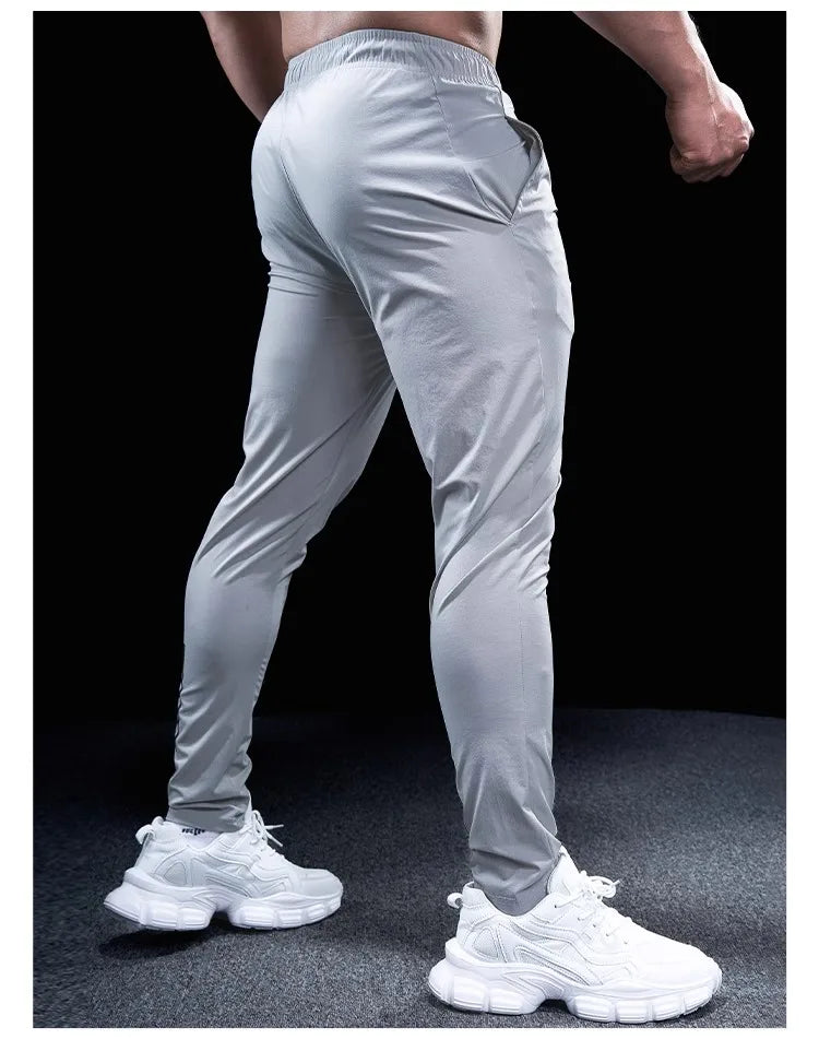 Herren schnelltrocknende Sommer-Sporthose | Slim Fit Gym Fitness Jogger
