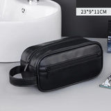 The "Cloud-Carry" Travel Set: Premium PU Leather Cosmetic Bag