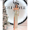 Customized Silver Shiny Prom Dress | Off-Shoulder High Split Evening Gown