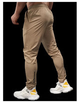 Herren schnelltrocknende Sommer-Sporthose | Slim Fit Gym Fitness Jogger