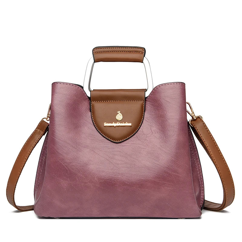 Die Sovereign-Tote Silhouette Luxuriöse Handtasche aus hochwertigem Leder