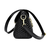 Die gewebte Wölbung Silhouette Luxus-Stricklederhandtasche