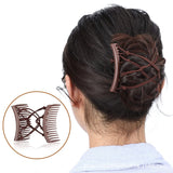 Der Instant-Bun Magic Comb Elastikseil Stretch Clip