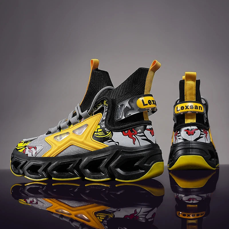 The Vanguard-X Elite | Signature Mens Luxury Trainer | Breathable Race-Spec Sneaker