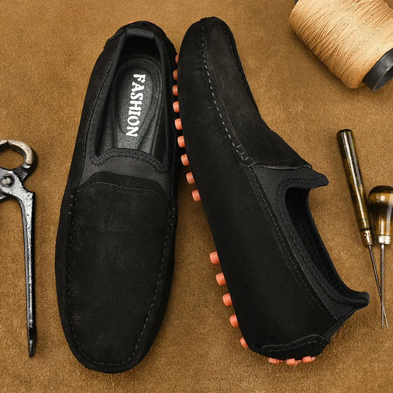 Men's Handmade Driving Shoes – Comfortable Leather Loafers for Men