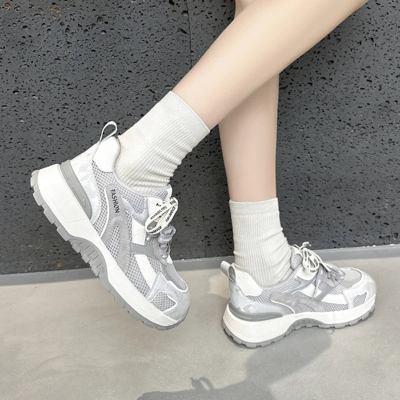 Damen Segeltuch Moral-Trainingsschuhe – Retro flache Sneaker