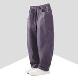 Herren Cargo Hose mit geradem Bein und Flugzeug-Print
