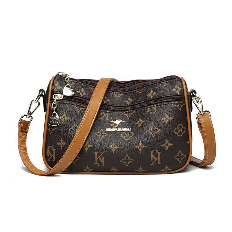 Luxury PU Leather Shoulder Bag | Designer High Quality Crossbody Bag