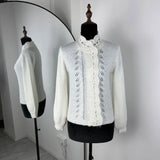 Women’s Chic Lace-Up Cardigan – Single-Button Spring & Autumn Sweater