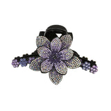 Die Haarspange „Glimmer Bloom“ – Atemberaubende florale Strass-Klammer