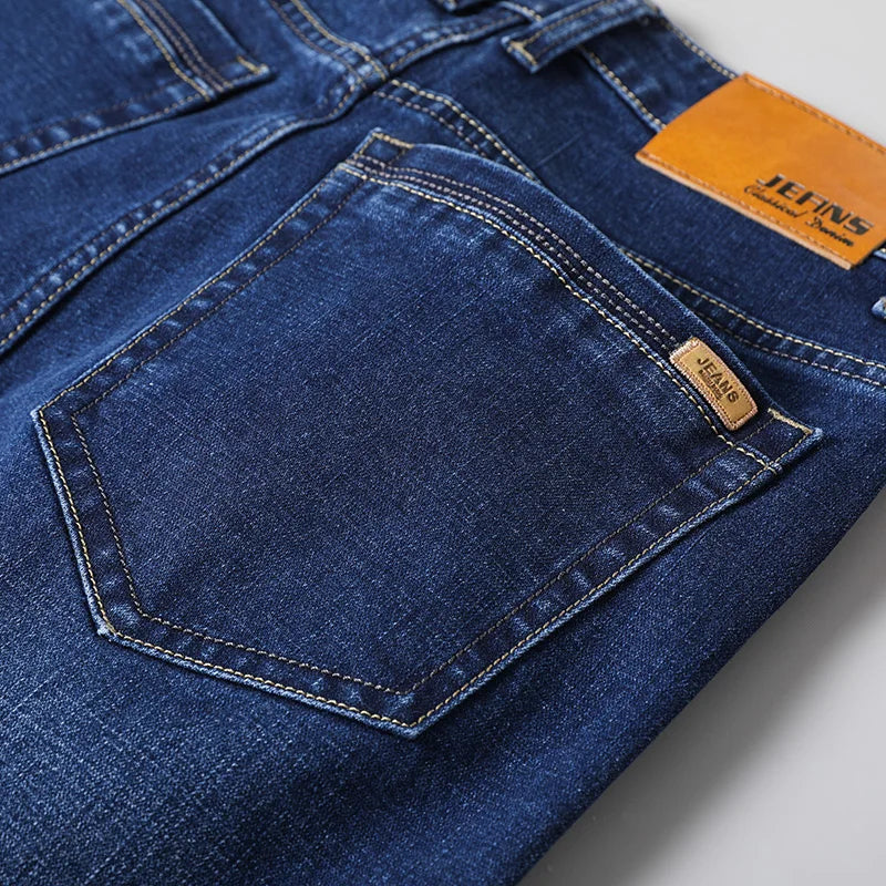 Men’s Classic Cotton Denim Overalls – Straight Leg Jeans