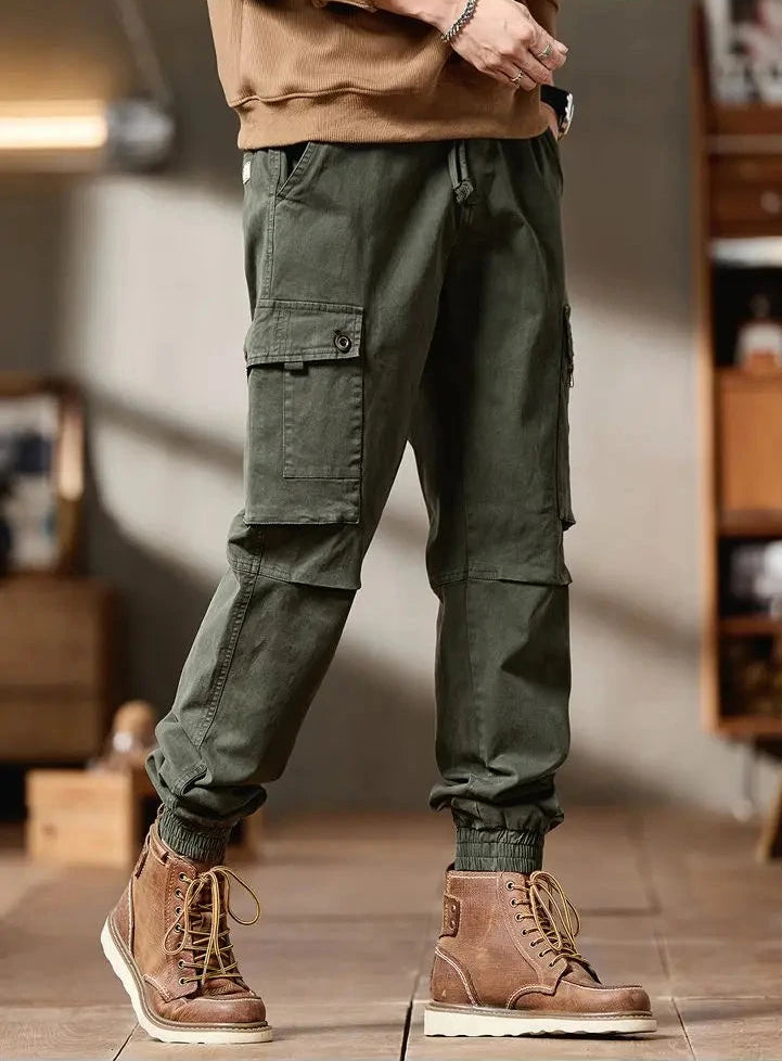 Cargohose für Herren, Schnitt: Slim Straight