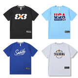 Herren lockeres Outdoor-Basketball-T-Shirt | Sommer schnelltrocknendes Streetwear-T-Shirt