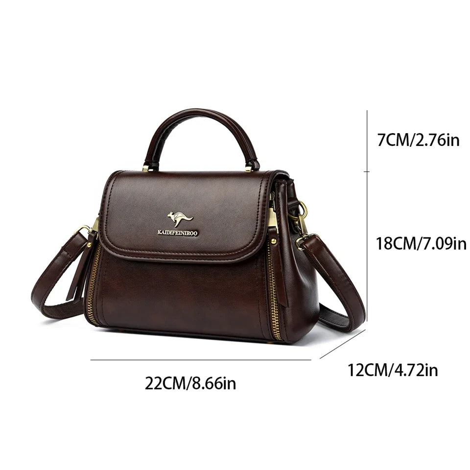 Die Urban-Petite Silhouette Luxus-Henkeltasche aus weichem Leder