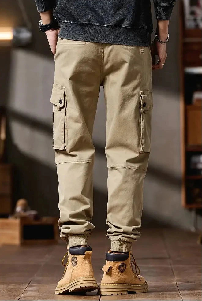 Cargohose für Herren, Schnitt: Slim Straight