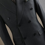 High-Quality 3-Piece Men’s Suit – Slim Fit Double-Breasted Formal Business Set