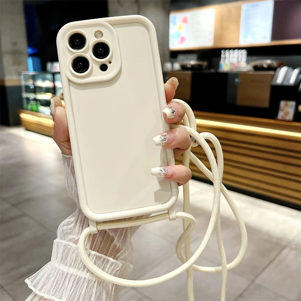 Handykette Umhängetasche für iPhone 17 Air 16 15 14 13 12 11 Pro Max SE