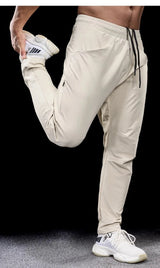 Men’s Micro-Elastic Gym Fitness Trousers | New Quick-Drying Running Training Pants