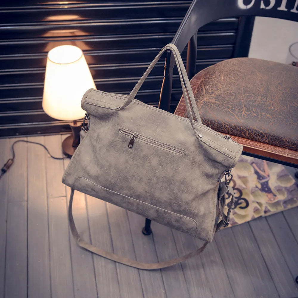 Luxusmarke Mattes Leder Handtasche | Hochwertige Große Tragetasche für Damen