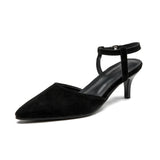 Damen-Sandalen aus echtem Leder mit Leopardenmuster – Luxuriöse Mid-Heels aus Rosshaar