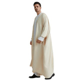 Offener Abaya-Cardigan für Herren | Ramadan Djellaba und marokkanische Jubba Thobe