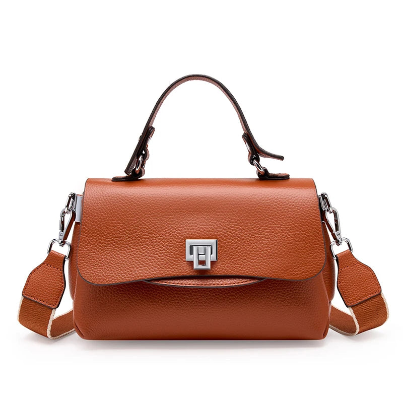 Die Envelope-Elite Henkeltasche aus echtem Leder