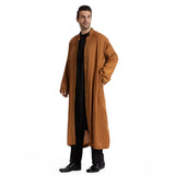 Muslimische Herren Eid Cardigan Abaya | Elegante Jubba Thobe und Ramadan Kimono