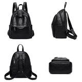 Luxuriöser Damen Rucksack aus Leder | Hochwertiger Freizeit-Tagesrucksack