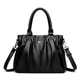 Damen-Einkaufstasche aus echtem weichem Leder – Luxuriöse Handtasche mit großem Fassungsvermögen