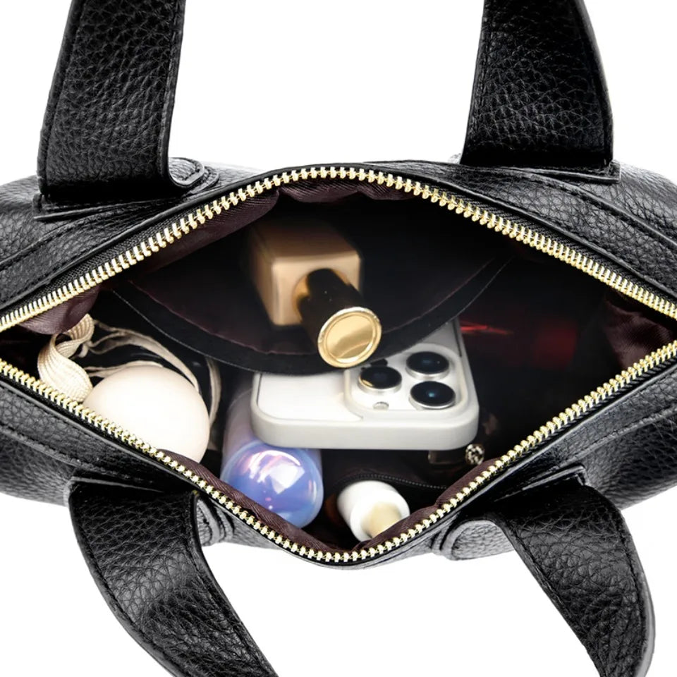High-Quality PU Leather Small Shoulder Tote | Designer Ladies' Crossbody Bag