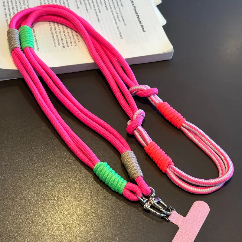 Modisches kreatives geknotetes Telefon-Lanyard | Universeller langer Umhängeriemen