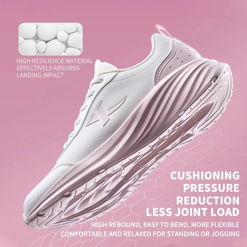 Women’s Waterproof Running Shoes – Supportive Cushioning Sneakers, Shock-Absorbing Stability Trainers