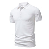 Men's Quick-Dry Sport Polo Shirt – Breathable Mesh Short Sleeve Lapel Tee