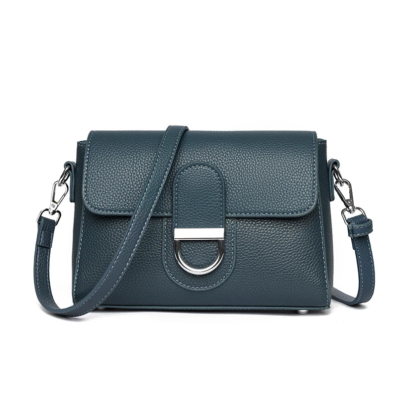The Legacy-Flap Silhouette Luxury Cowhide Crossbody