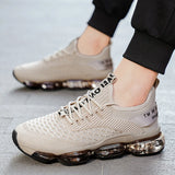 Herren Luxus-Laufschuhe – Atmungsaktive Mesh Fashion Sneaker, Leichte Freizeit-Rennschuhe