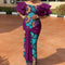 African Strapless Off-Shoulder High Waist Ankara Dress for Women