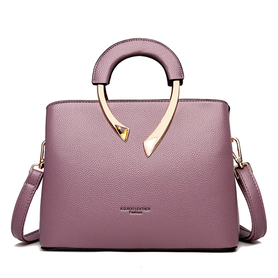 The Urban-Essence Tote Luxury PU Leather Handbag