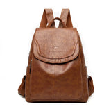 Women's Soft Leather Fashion Backpack | Ladies Designer Shoulder Bag