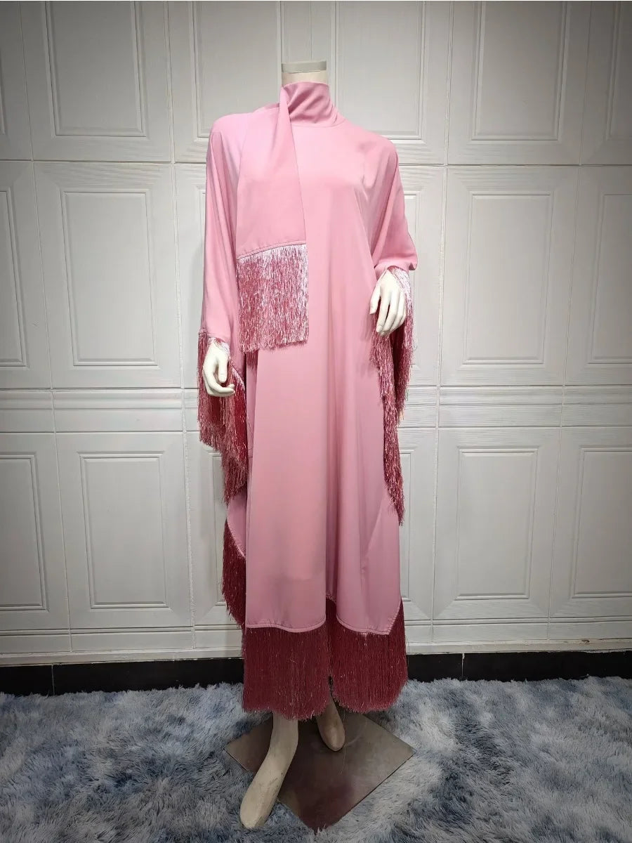 Elegantes muslimisches Partykleid für Damen – Dubai Abaya und türkischer Kaftan