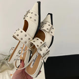 Damen Luxus-Spangenschuhe – Designer Flats mit spitzer Zehe und Schnalle