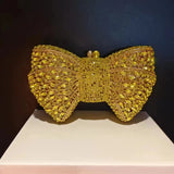 The Siren-Glow Bow Clutch Luxury Diamond-Inlaid Evening Bag